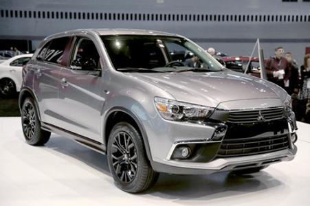 Mitsubishi at Chicago Auto Show, illustrative stock photo