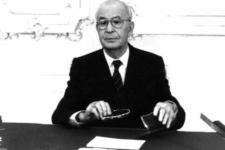 Gustav Husák served as the Secretary General of the Communist Party of Czechoslovakia (KSČ) and president of Czechoslovakia in the seventies and eighties. 