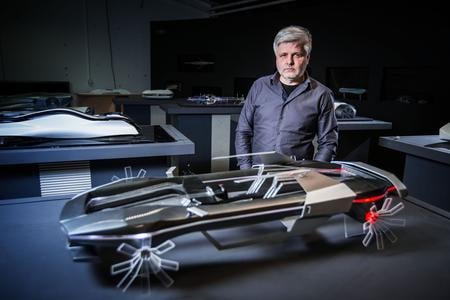 Visionary designer believed in his flying car from the very beginning