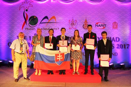 Slovak astrophysicists return from Olympiad in Thailand with medals