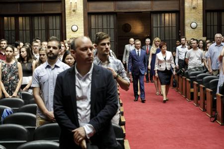 From the opening of the 54th year of Studia Academica Slovaca, August 6, 2018. 