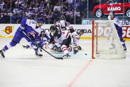 Slovakia lost 5:6 to Canada in the game during the 2019 Ice-Hockey World Championship. 