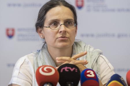 Mária Kolíková, resigning state secretary at the Justice Ministry