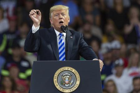 US president Donald Trump