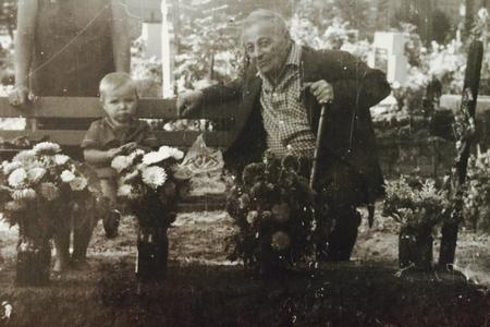 Great-grandfather often used to take me to the Lučenec cemetery. 