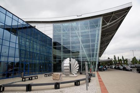 The new resting zone with the Štefan Banič memorial and the foundation stone of the terminal.