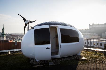 First egg-shaped micro-house heads to clients