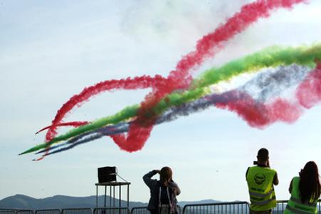 The SIAF 2017 air show at Sliač air base.