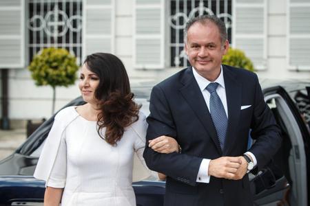 President Andrej Kiska and his wife