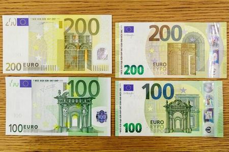 The new €100 and €200 banknotes were put into circulation on May 28, 2019. 