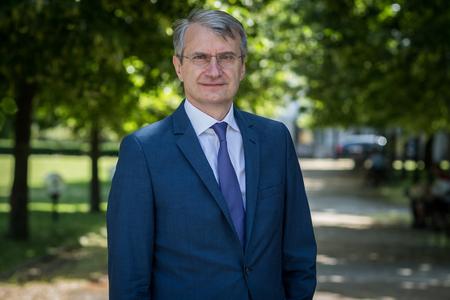 Scientist Robert Mistrík is leading presidential candidate.