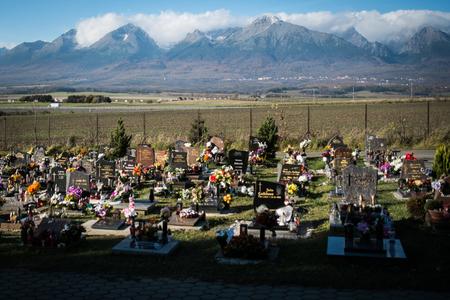 A European cemetery
