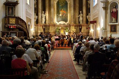 Music resounds in the Piarist Church of St Ladislaus in Nitra