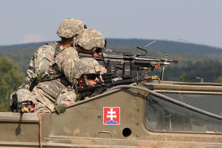 The biggest military exercise takes place in Lešť