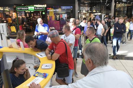 Waiting for tickets in Košice