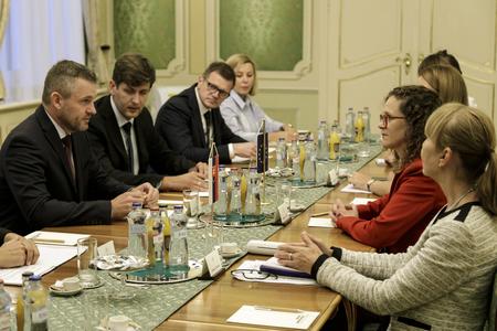 Meeting of PM Peter Pellegrini and European MPs