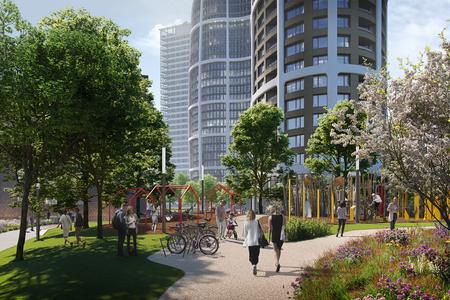 Zaha Hadid project brings a new public park to Bratislava