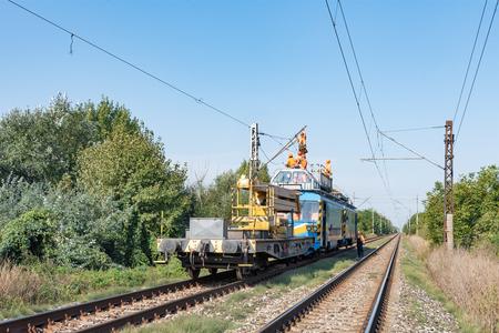 Fire on a train between Šaľa and Galanta.