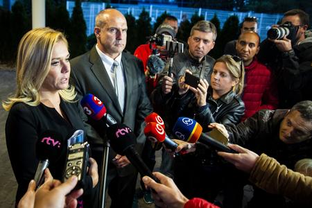 Interior Minister Denisa Saková after returning from Berlin.