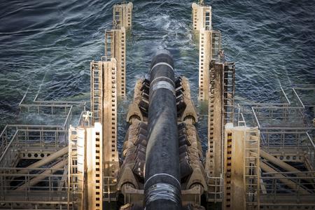 The Nord Stream 2 pipeline is installed in Swedish waters.