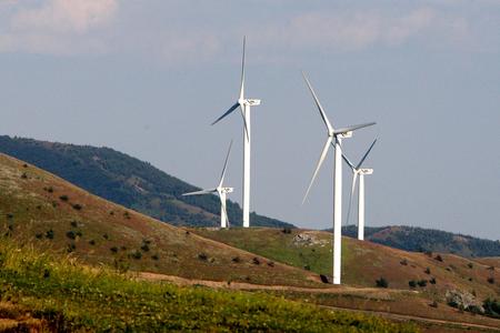 One of few wind turbines in Slovakia,