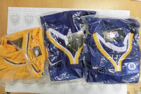 Counterfeit seized by Žilina customs officers. 
