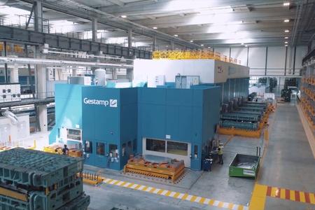 Cold stamping line in Nitra.