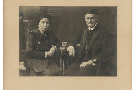 Portrait of Siegmund Sonnenfeld with his wife Katharina