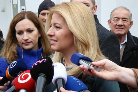 Slovak President Zuzana Čaputová.
