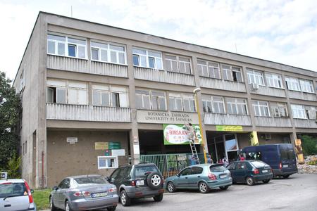 The botanical garden building in Košice.