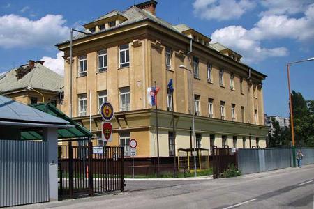 Foreigners' Police office in Žilina.