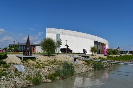 To get to Danubiana, outside Bratislava, tourists must get on the bus at the stop behind the Slovak National Theatre new building. 