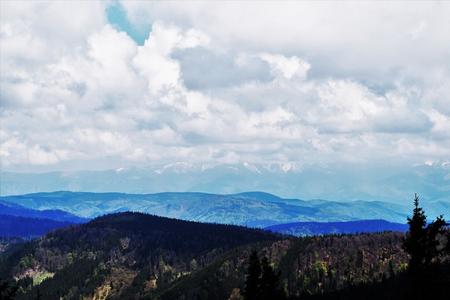 The view from Poľana Mountain.