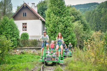 Cycling on railways, a new attraction in Horehronie
