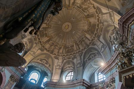 The illusive fresco in the Trinitarian Church.