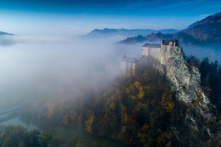 Orava Castle in the village of Oravský Podzámok situated in northern Slovakia.