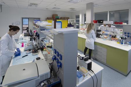 A molecular biology laboratory at Comenius University in Bratislava.