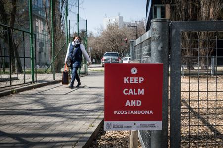 Bratislava on April 1, 2020. 