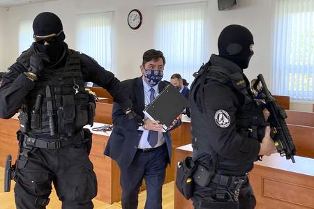 Marian Kočner at the April 16 proceeding.
