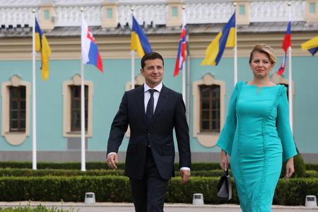 Slovak President Zuzana Čaputová visited Ukraine on September 16, meeting with her counterpart Volodymyr Zelensky