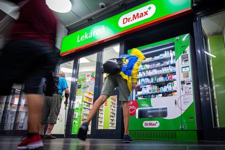 The first medical vending machine is installed in Bratislava.