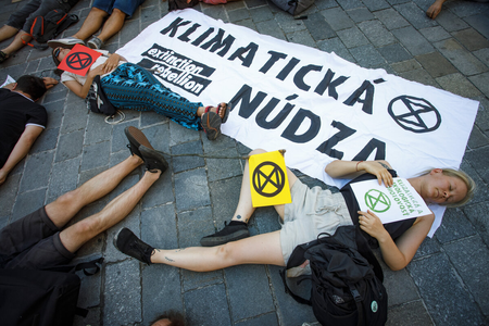 The Fridays for Future climate strikes take place in four Slovak cities: Bratislava, Košice, Banská Bystrica, and Žilina late morning on September 20, 2019. 