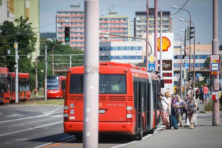 The Bratislava public transport drivers' warning strike takes place on September 2, 2019. 