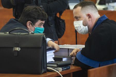 Marian Kočner and his lawyer Marek Para