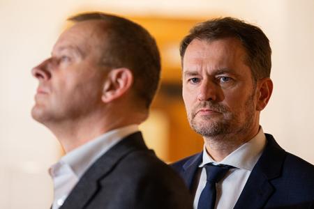 Boris Kollár (left) and Igor Matovič. 