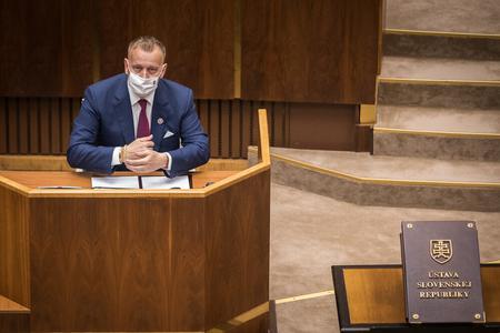 Speaker of Parliament Boris Kollár (Sme Rodina) faces no-confidence vote in the Slovak parliament July 7, 2020