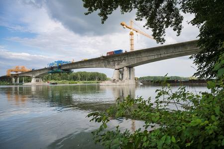 Part of the Bratislava ring road project will be bridges across the Danube River.