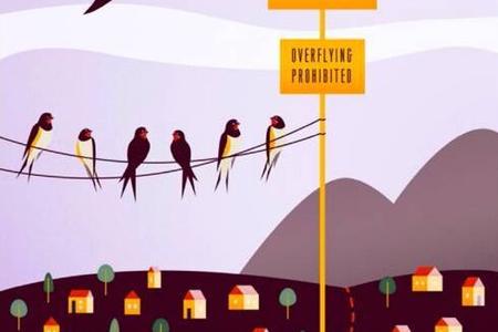 The "Warning" poster by Zuzana Valášková was voted the best work by people on Facebook. 