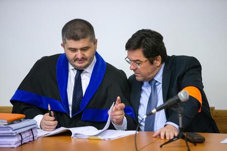 Marian Kočner (r) faces charges for, among others, forging promissory notes.