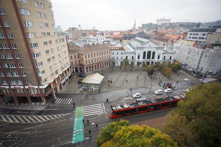 The new Velvet Revolution Square from above. 